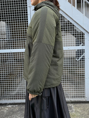 ツートン中綿ブルゾンジャケット