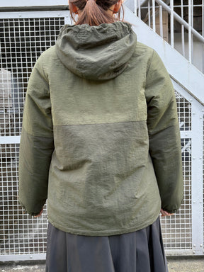 ツートン中綿ブルゾンジャケット