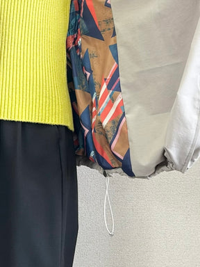 エコファーカラーダウンジャケット