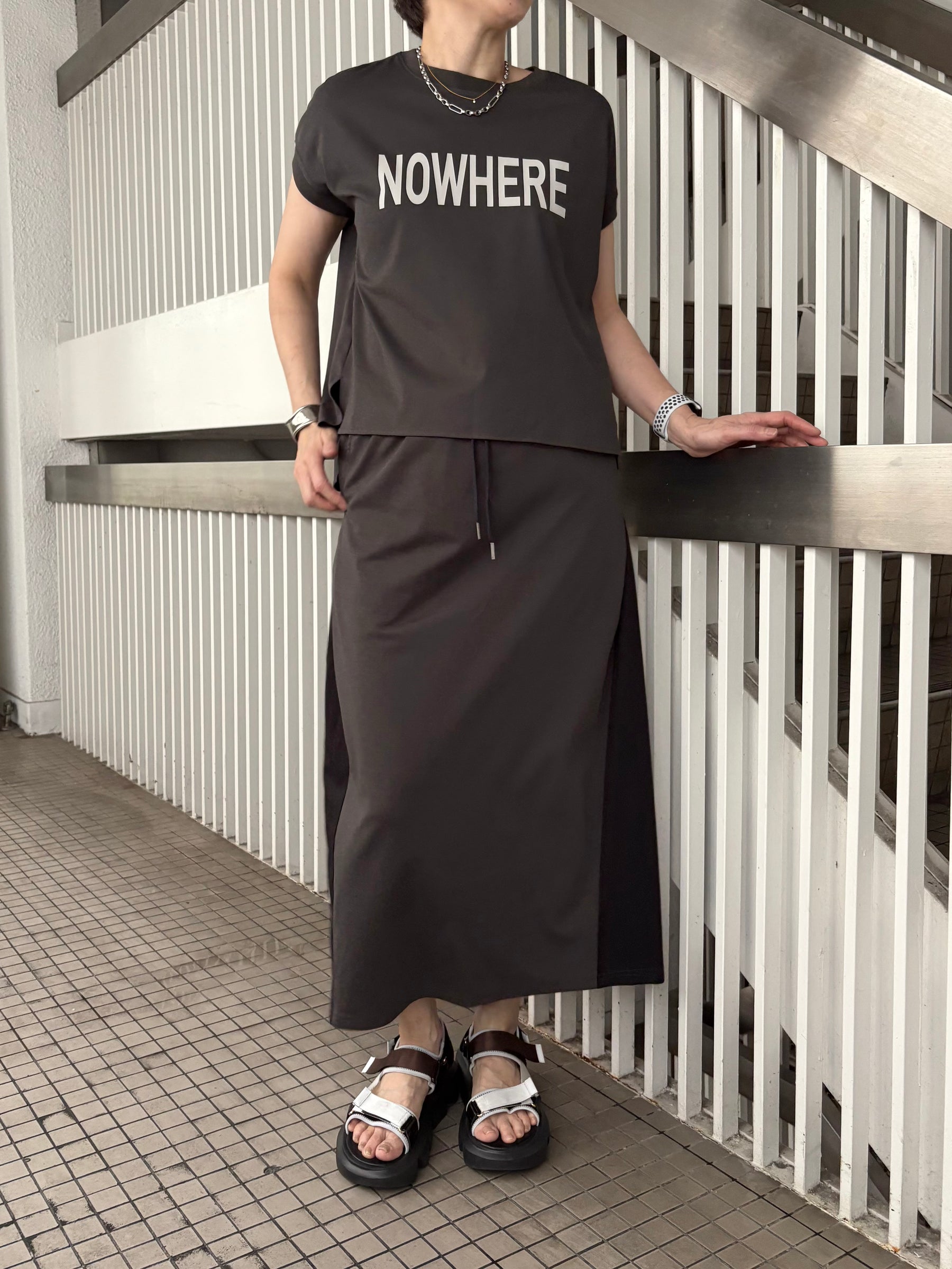 ダブルフェイスロゴTシャツ