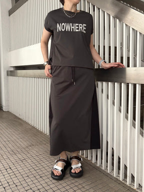 ダブルフェイスロゴTシャツ