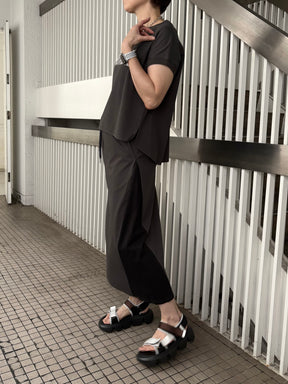 ダブルフェイスロゴTシャツ