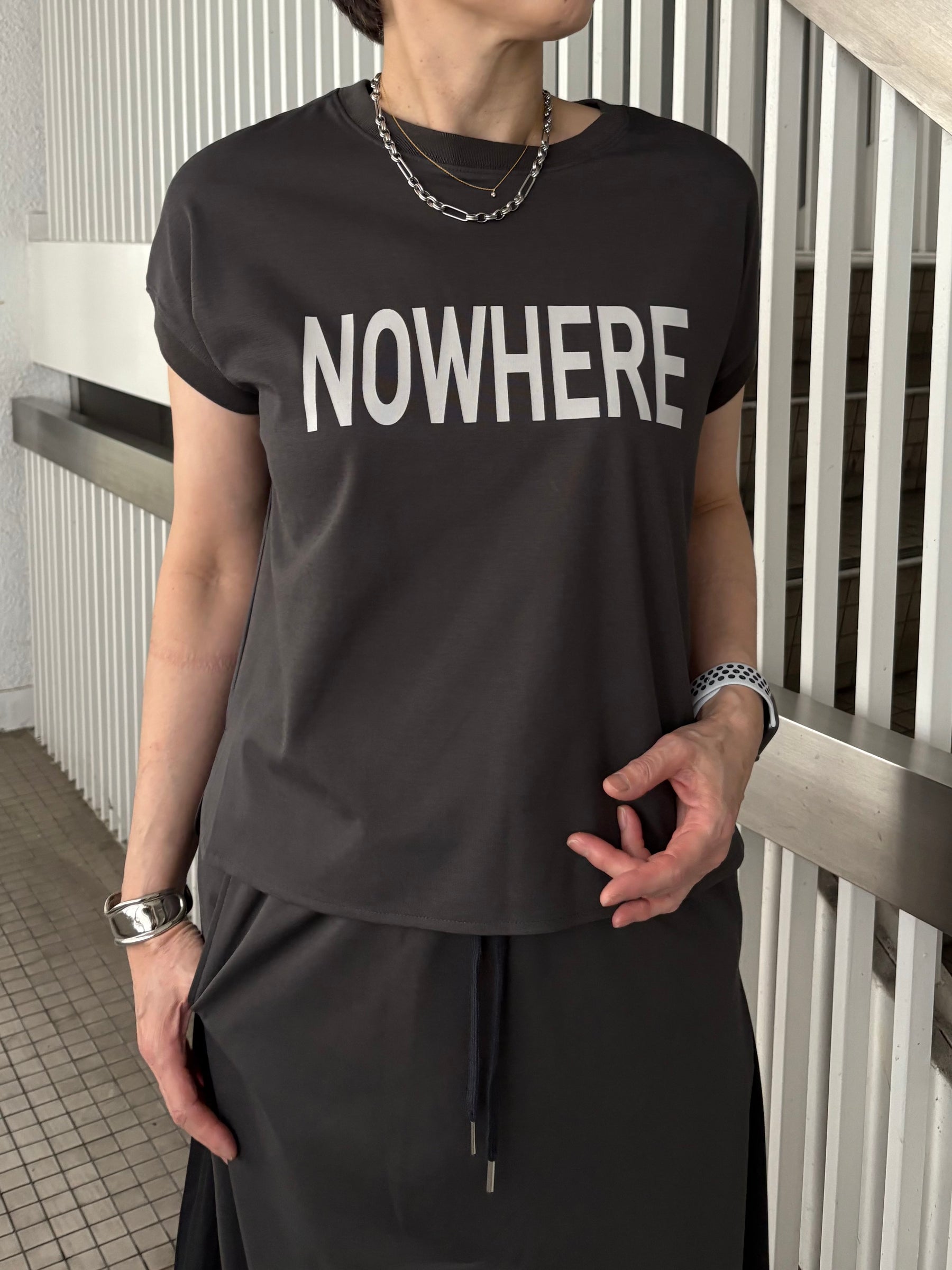 ダブルフェイスロゴTシャツ