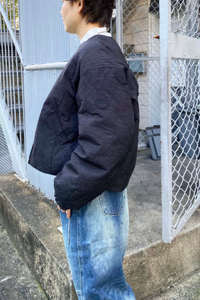 刺繍ダウンジャケット