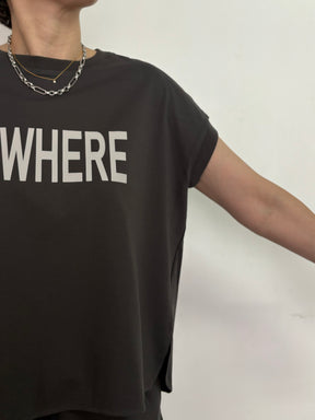 ダブルフェイスロゴTシャツ