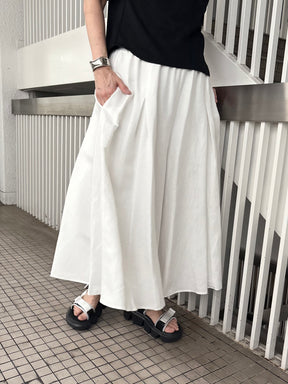 リネンタックフレアパンツ