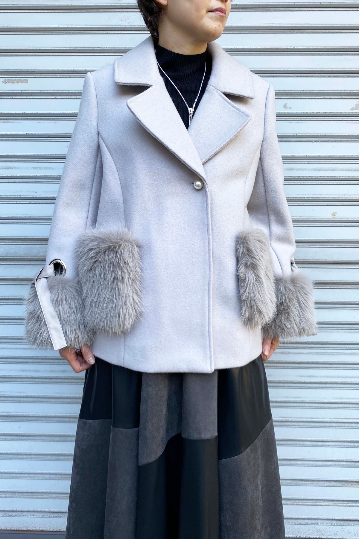 ポケットファーコート