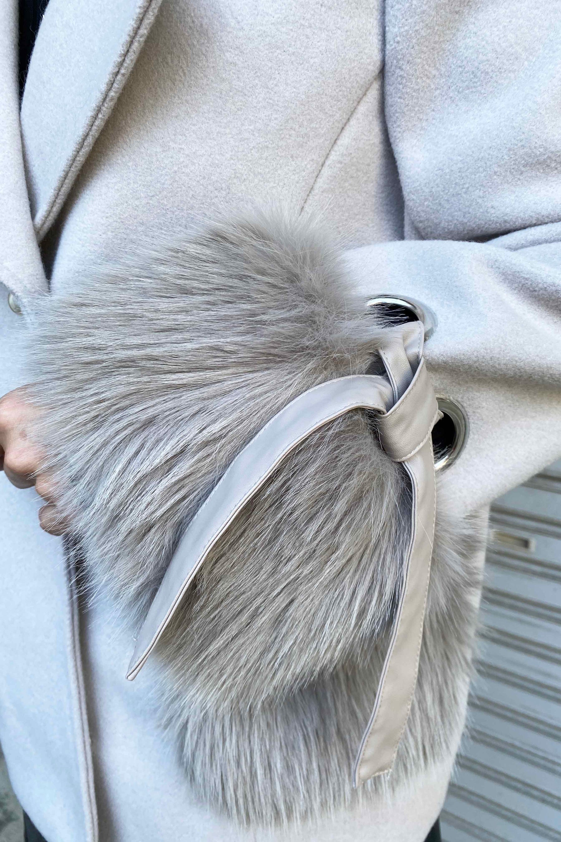 ポケットファーコート