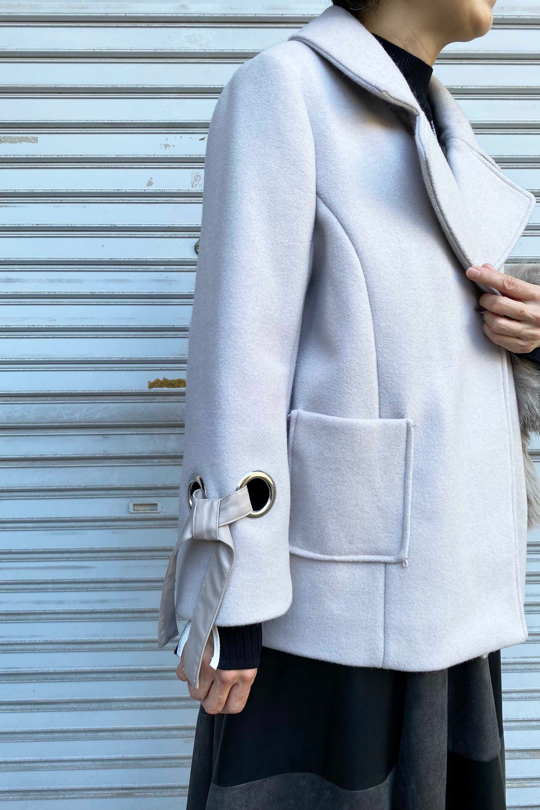 ポケットファーコート