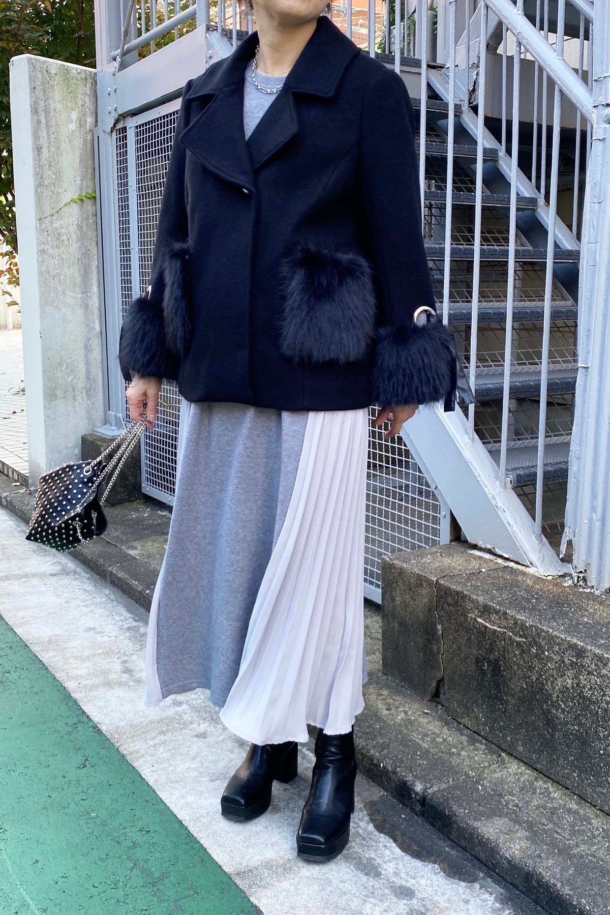 ポケットファーコート