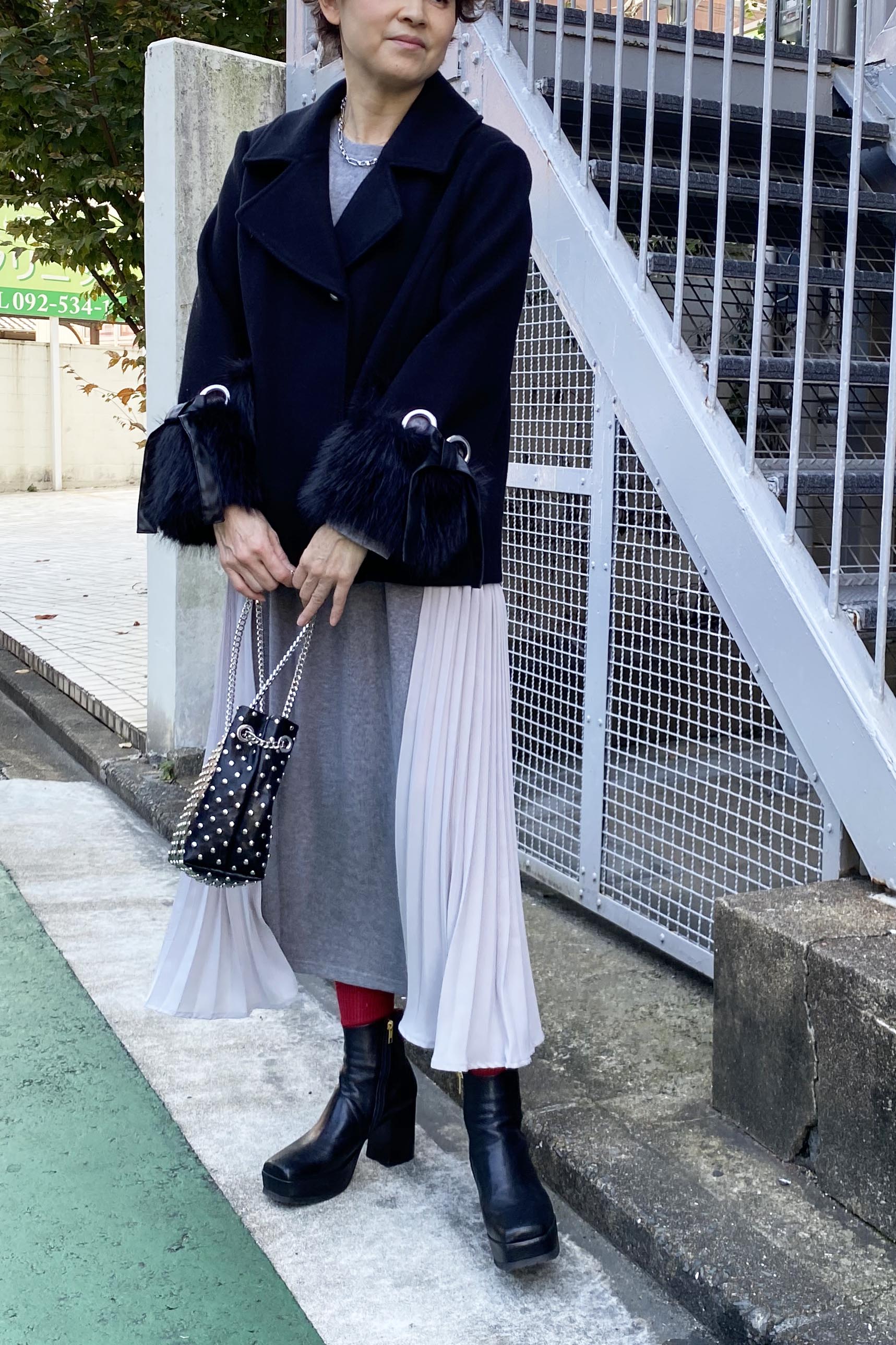 ポケットファーコート