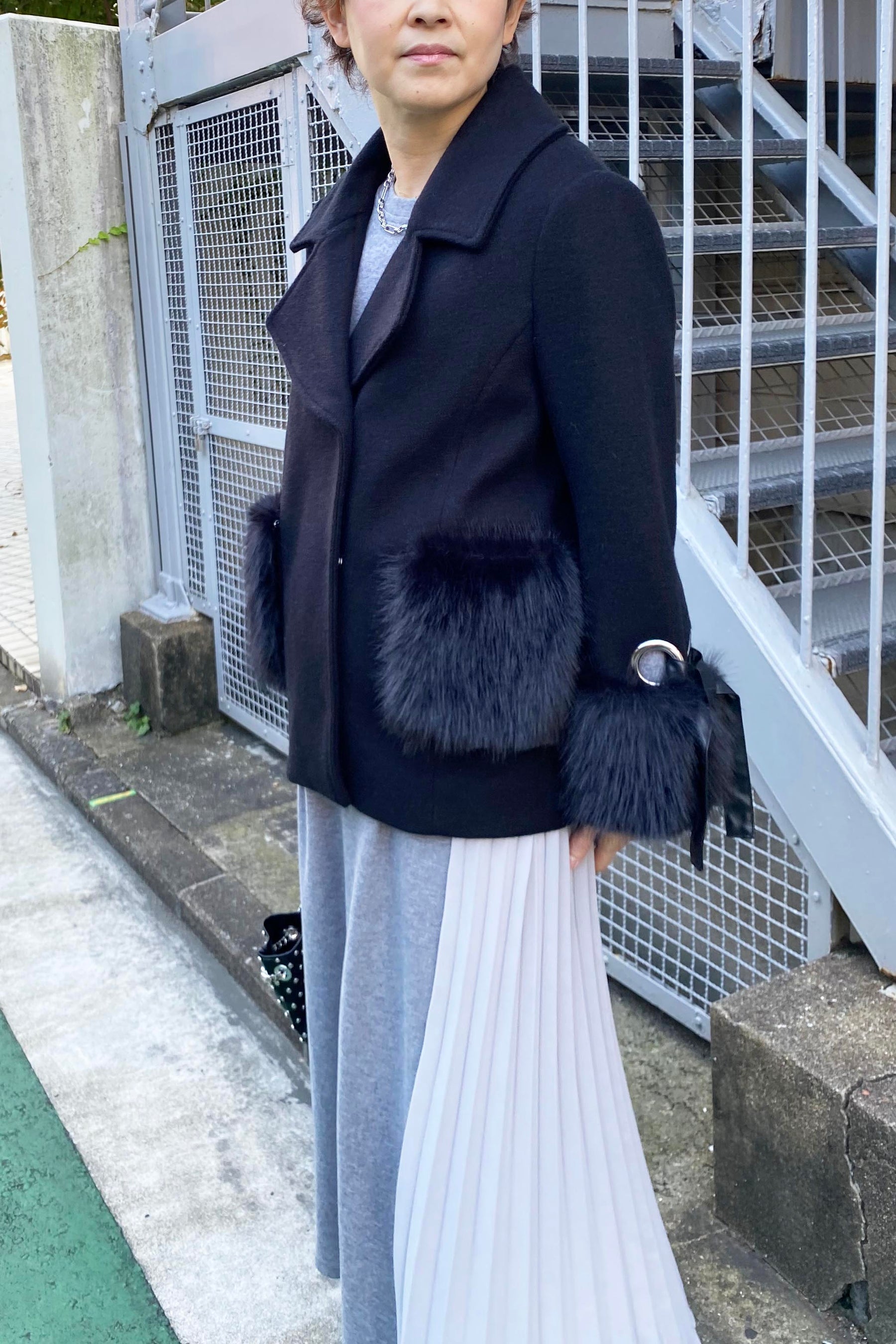 ポケットファーコート