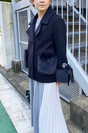 ポケットファーコート