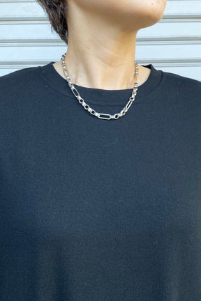 サイドプリーツ切替カットソーワンピース