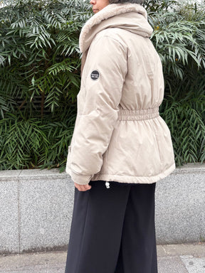 エコファーカラーダウンジャケット