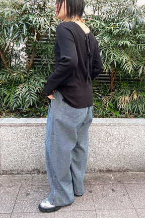 CHIGNON (シニヨン)チョーカーニット 9546-558LA　ブラック