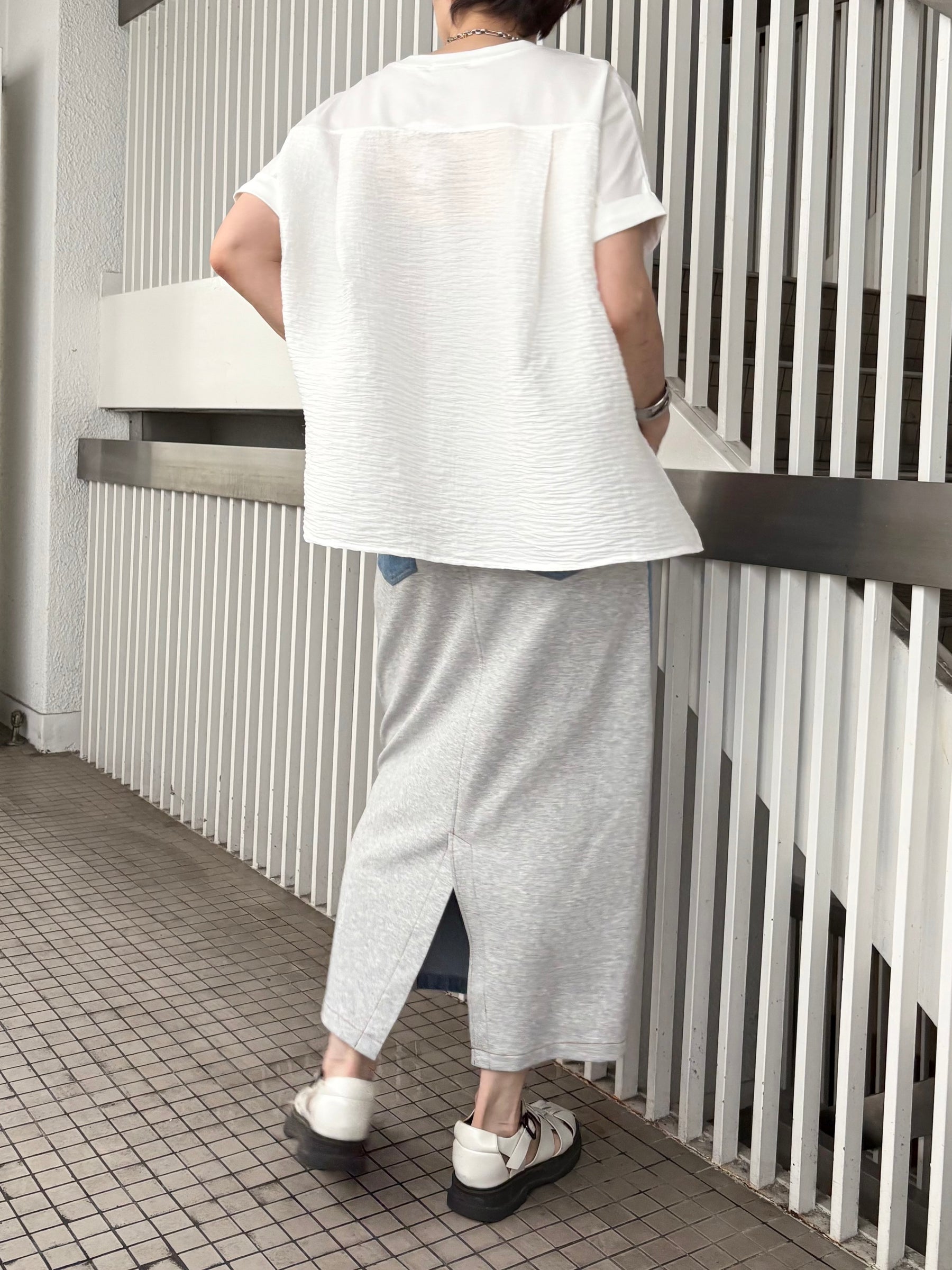 裾レースBIG Tシャツ