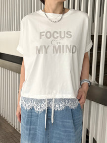 裾レースBIG Tシャツ