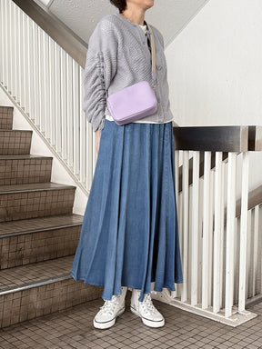 【期間限定】 kotty ショルダーストラップ LL クロコ型押しレザー