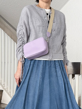 【期間限定】 kotty ショルダーストラップ LL クロコ型押しレザー