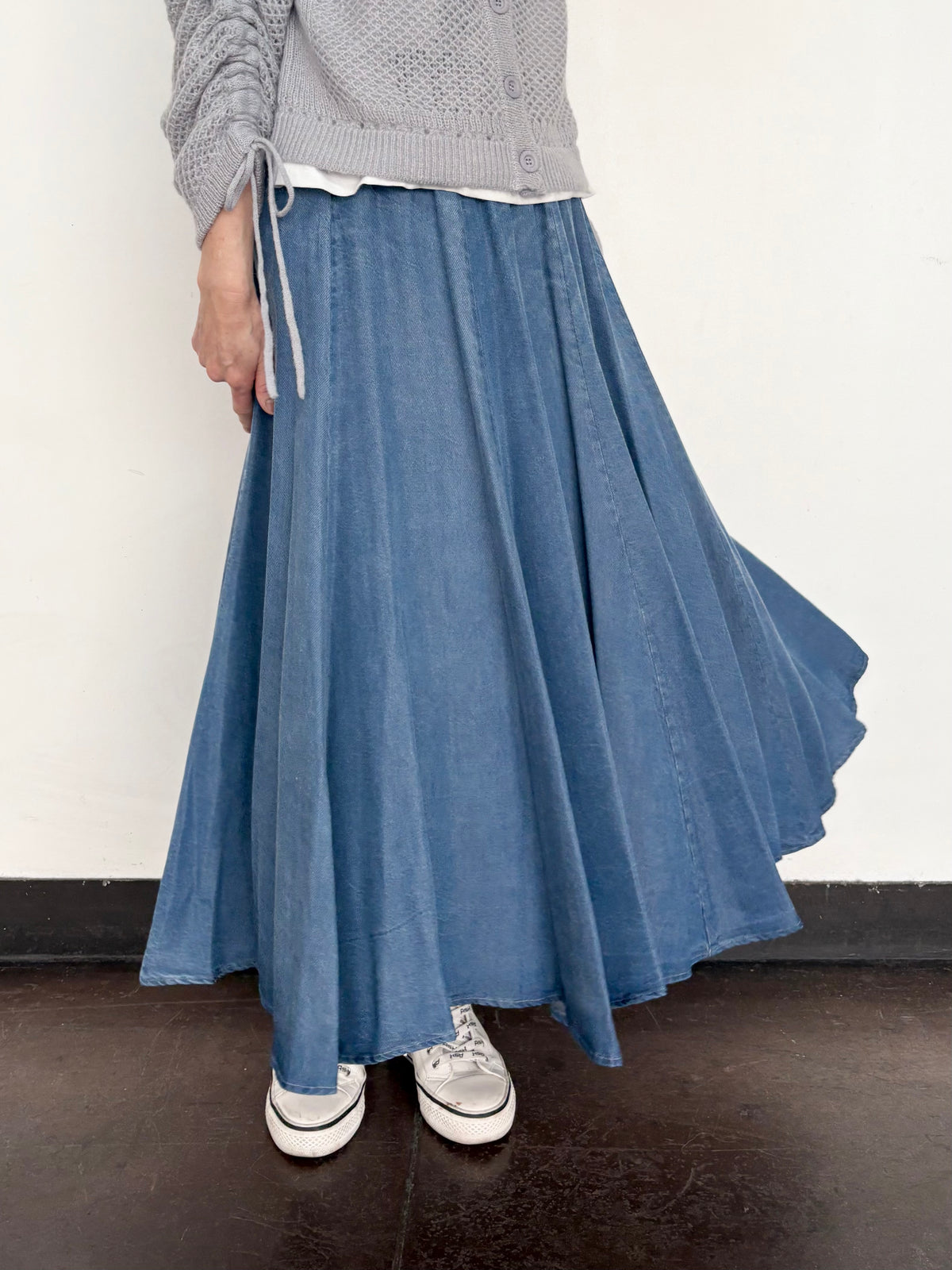 レーヨンデニムスカート