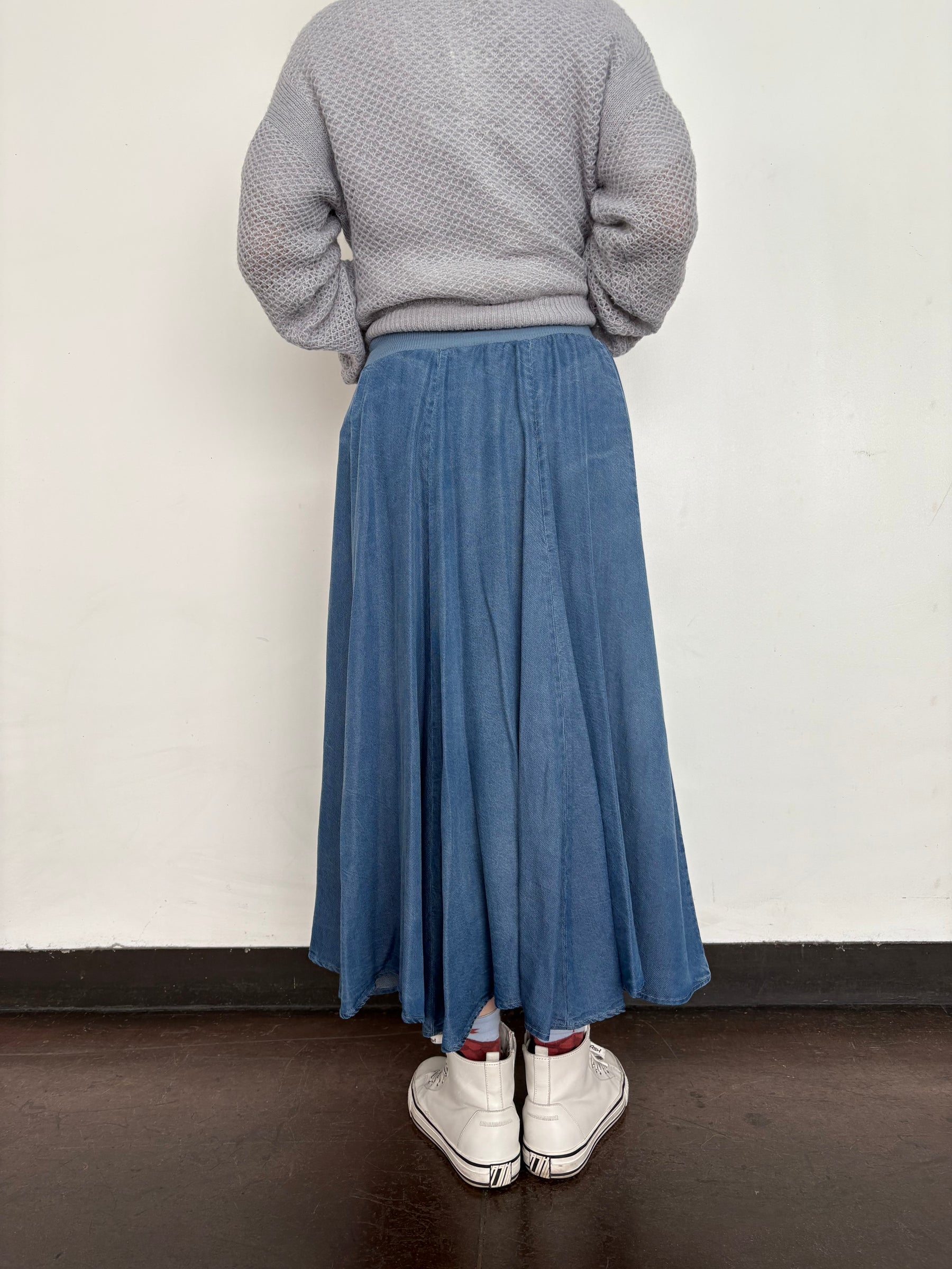 MoNiLE モニーレ　デニムロングスカート 再入荷2【MONILE】モニーレ デニムロングスカート | MANO（マーノ