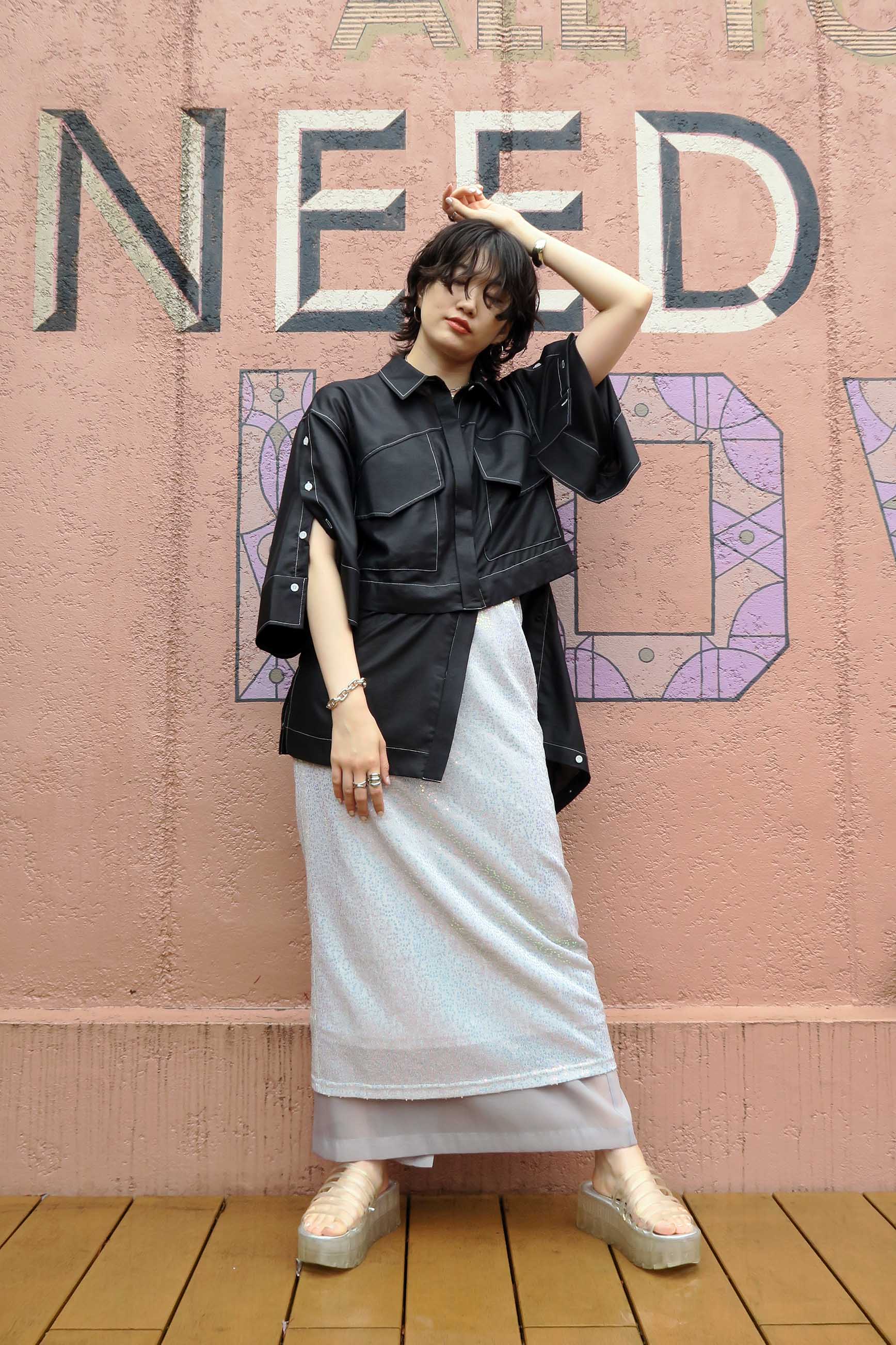 送料込】 AILA AULA 79【極美品】希少 アウラアイラ プリーツ スカート