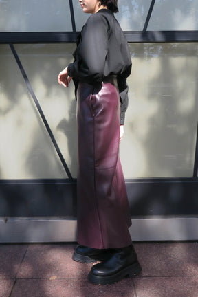 RAW FUDGE(ローファッジ) 7633722 グレンチェック柄アシメドレープブラウス