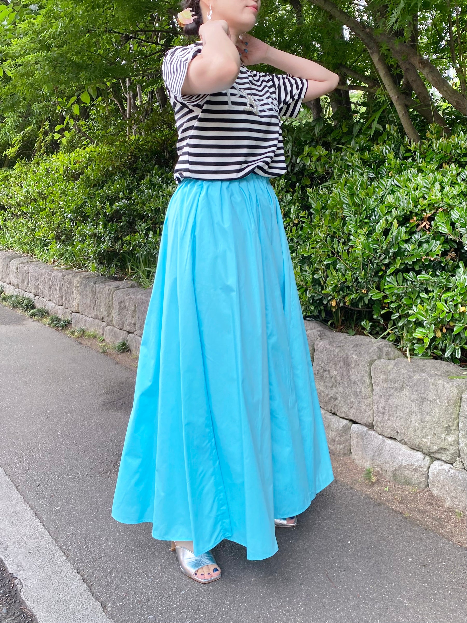 Account PARIS×ボーダーTシャツ