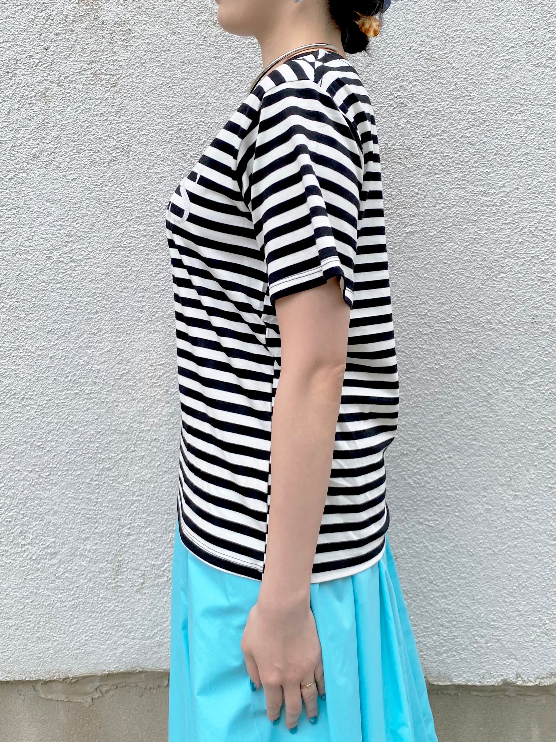 Account PARIS×ボーダーTシャツ