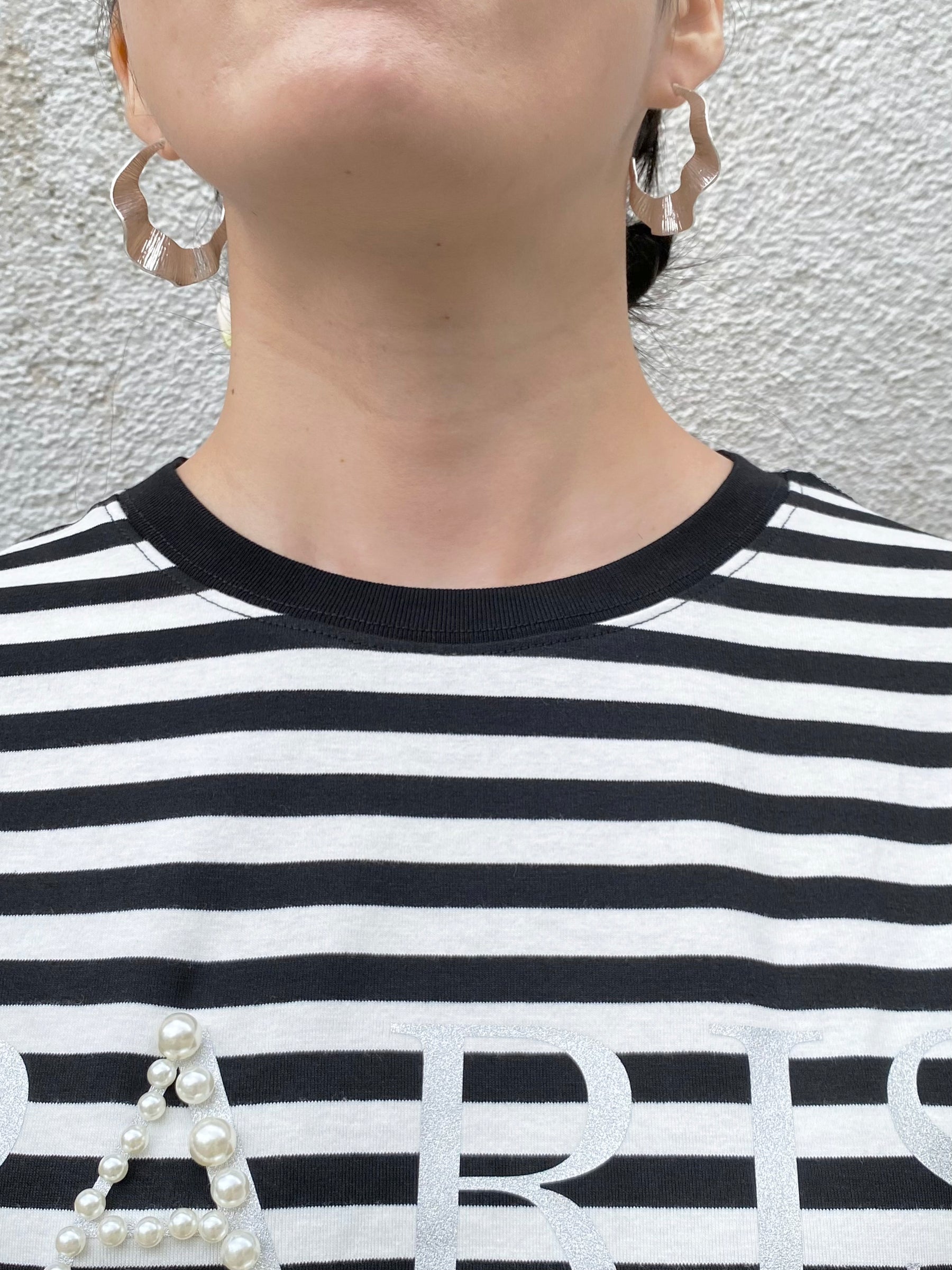 Account PARIS×ボーダーTシャツ