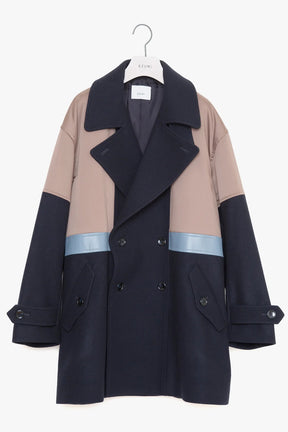 パデットバイカラーPコート