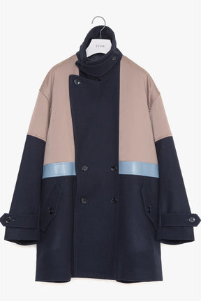 パデットバイカラーPコート