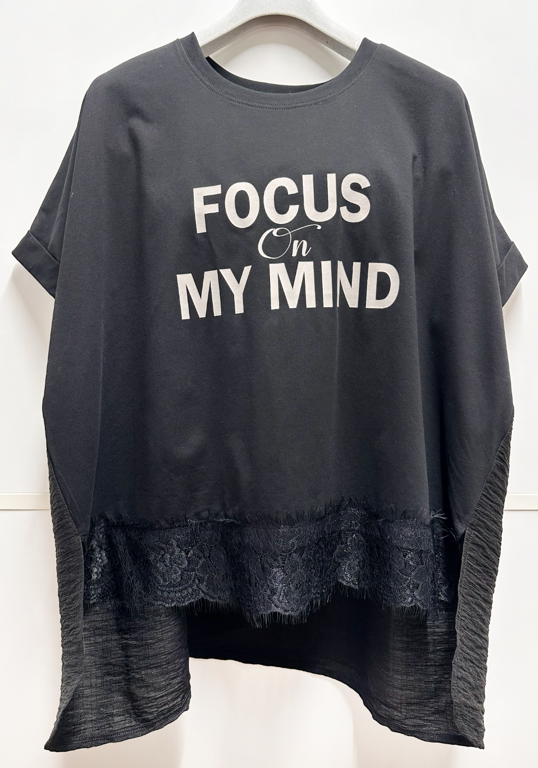 裾レースBIG Tシャツ