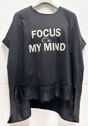 裾レースBIG Tシャツ