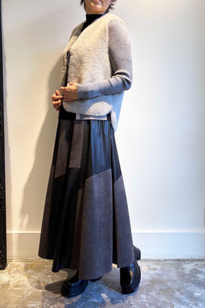 フェイクムートンリバーシブルベスト