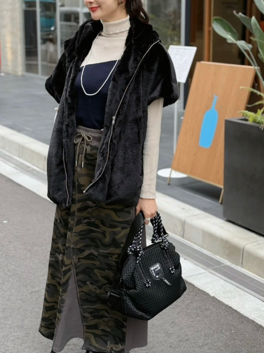 メッシュ2WAYミニトートバッグ