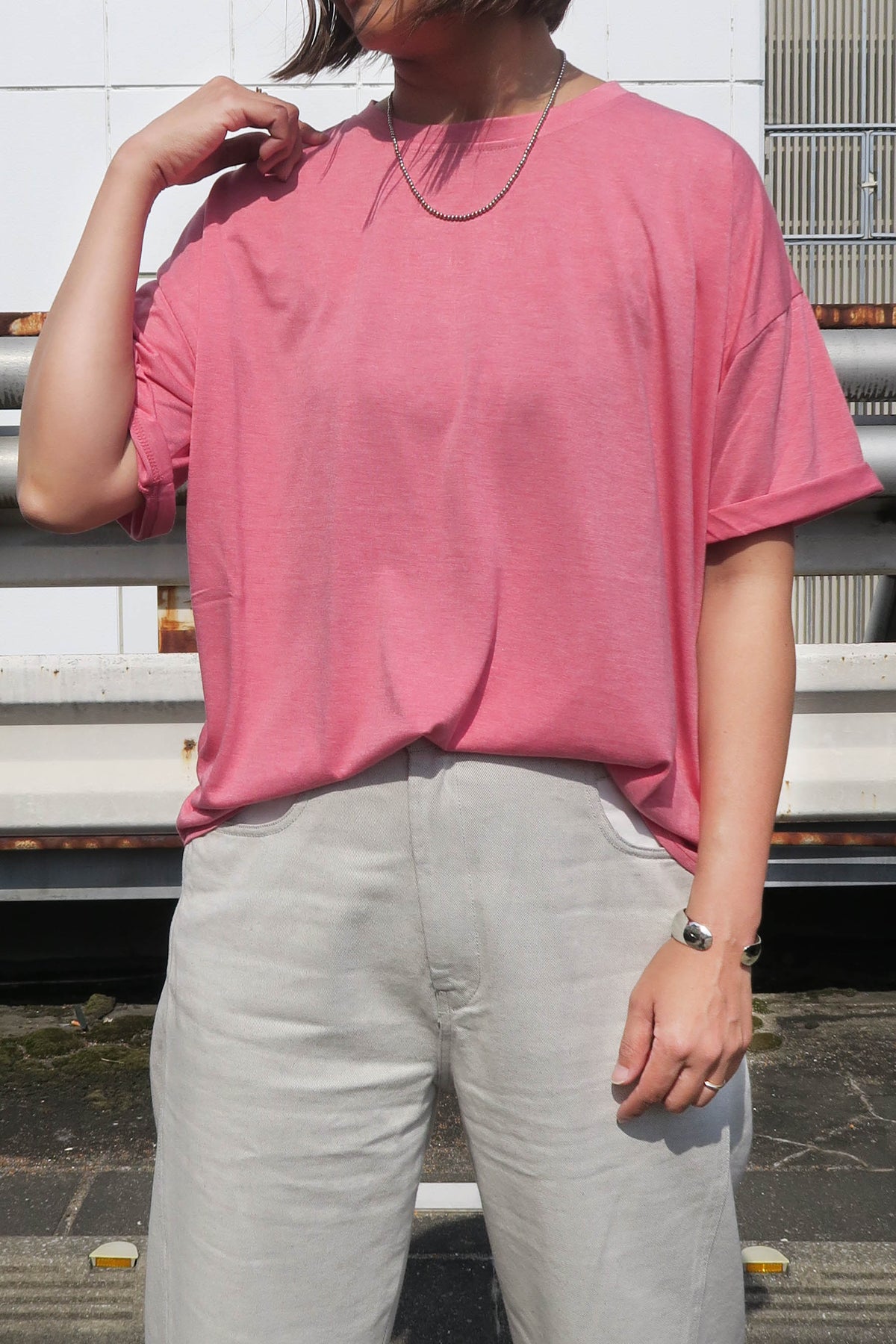 Anna kerry (アンナケリー) バックロゴヴィンテージライクtee 85252912　レッド