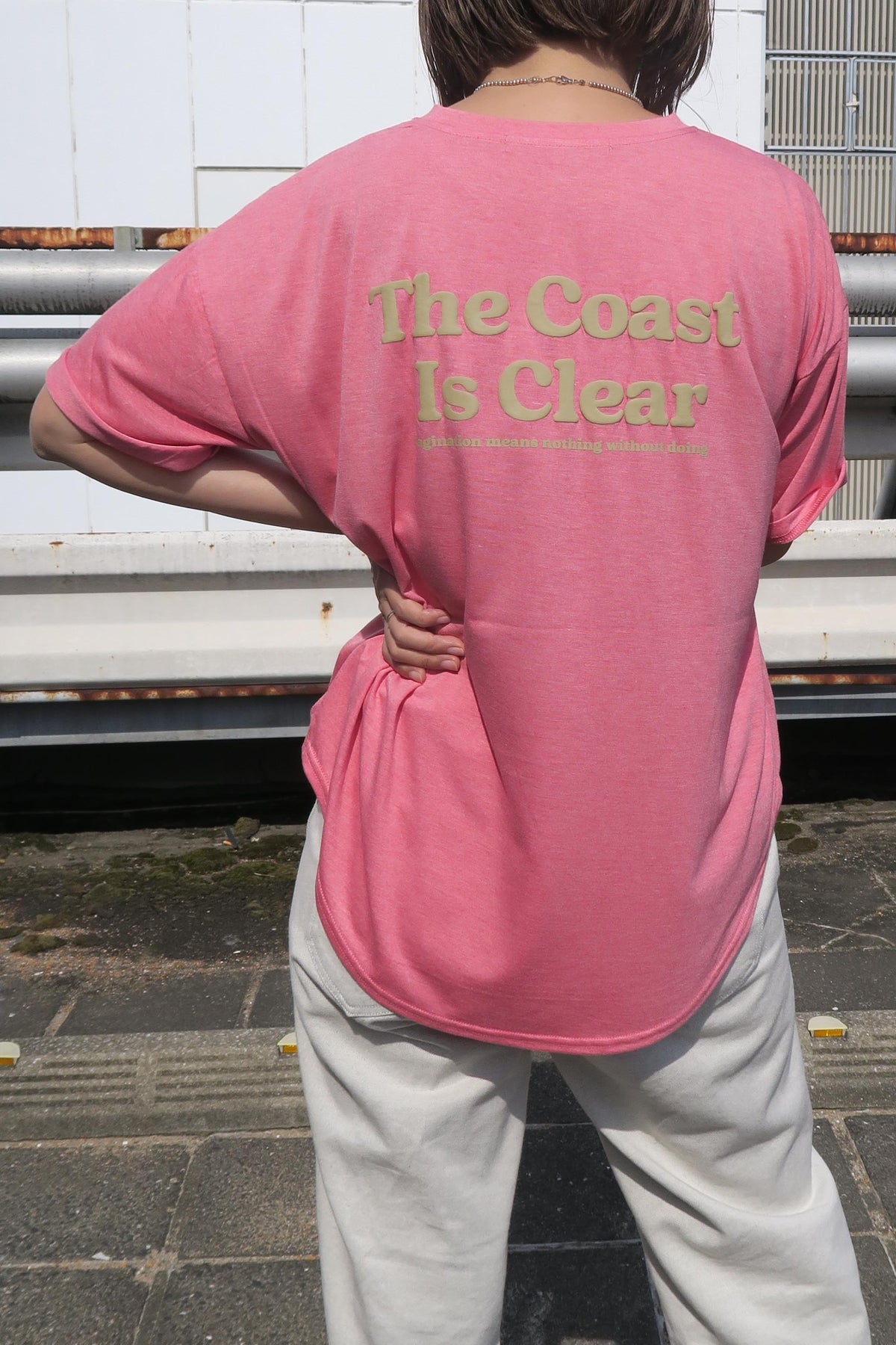 Anna kerry (アンナケリー) バックロゴヴィンテージライクtee 85252912　レッド