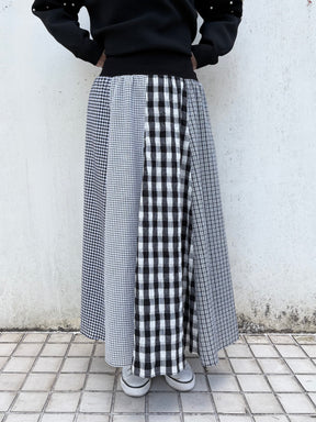ギンガムハギスカート