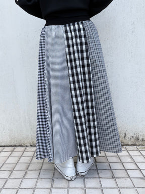 ギンガムハギスカート