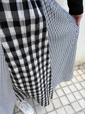 ギンガムハギスカート