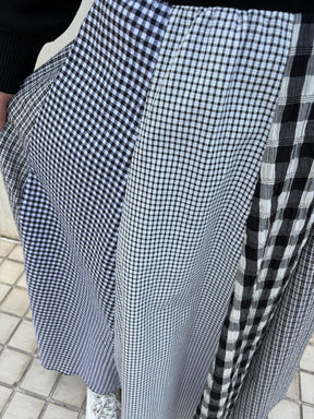 ギンガムハギスカート