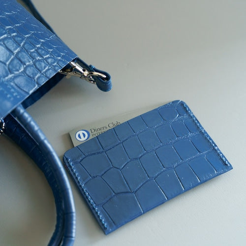 【期間限定】kotty mini up ミニバッグ クロコ型押しレザー
