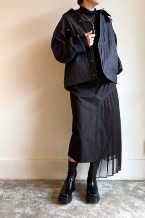 デニムフロントカーデ