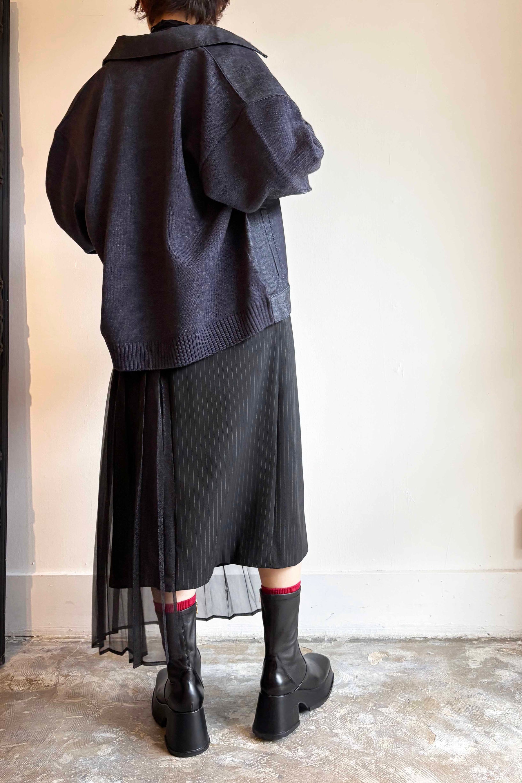 デニムフロントカーデ