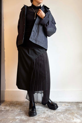 デニムフロントカーデ