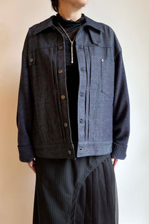 デニムフロントカーデ