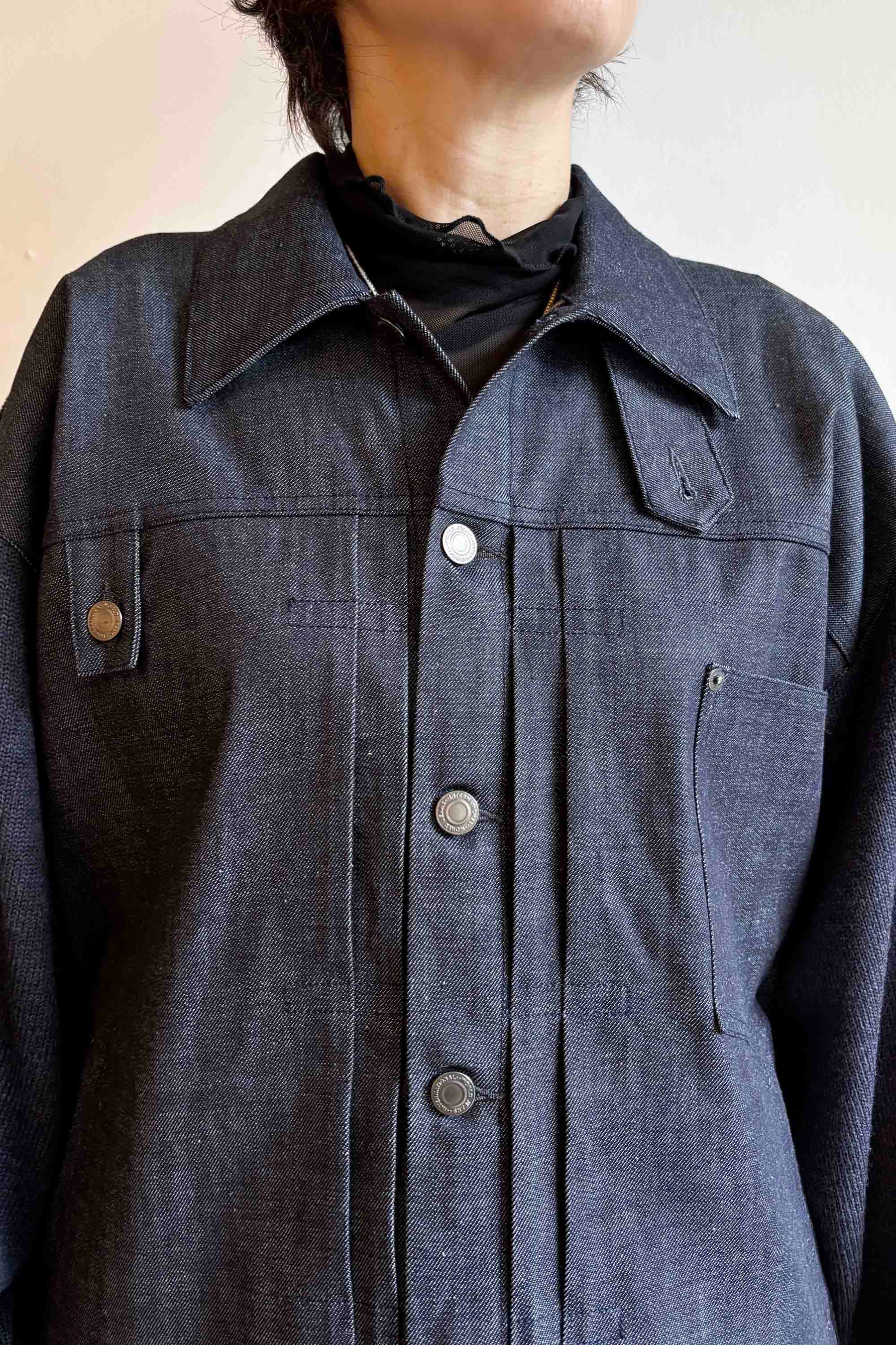 デニムフロントカーデ