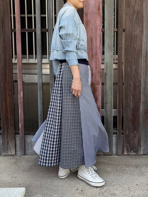 ギンガムハギスカート